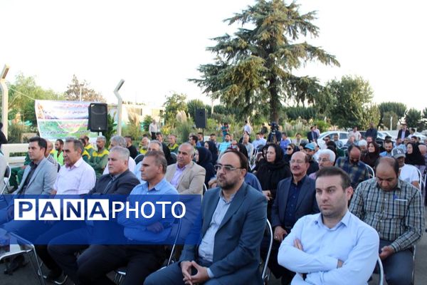 آیین افتتاح پارک شهدای اصناف در ناحیه 2 کرج