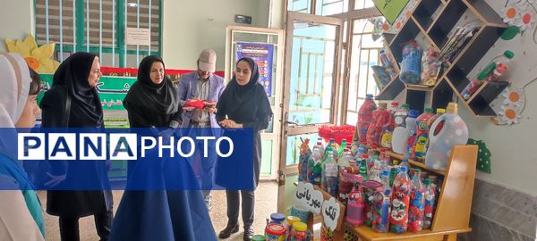 اجرای پویش «کاغذ، زباله نیست» در دبستان سما شهرستان شیروان