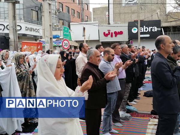  نماز عید فطر در شهرستان آبیک