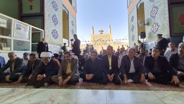 مراسم غبارروبی ضریح مطهر حضرت سلطانعلی(ع) همزمان با میلاد پیامبر(ص) و امام صادق(ع) در مشهد اردهال