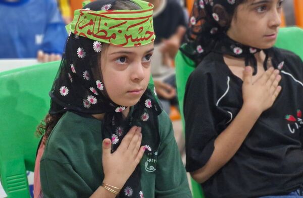 گردهمایی کودکان عاشورایی در گلوگاه 