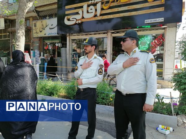 دسته‌روی هیات مذهبی سملقان در سالروز شهادت امام جعفر صادق(ع)