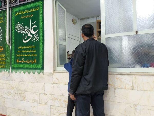 مراسم عزاداری ایام  فاطمیه در موکب مردمی شاهزاده علی اصغر فدافن 