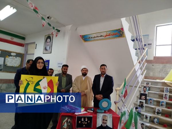 حضور پرشور مردم فاروج پای صندوق‌های رای 