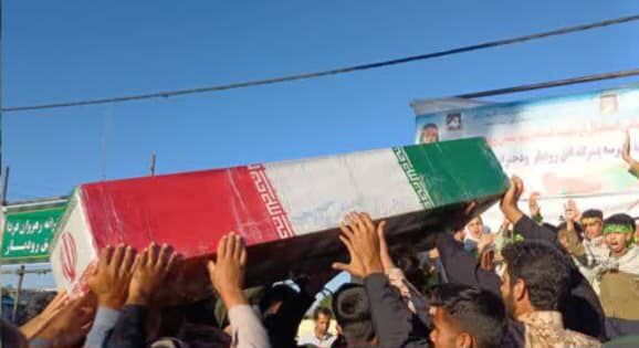 مهن‌آباد میزبان پیکر شهید گمنام
