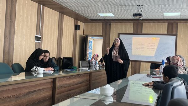 هفتمین جلسه کلاس‌های فن بیان خبرگزاری پانا آذربایجان شرقی