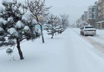 بارش برف و باران در جاده‌های ۸ استان کشور