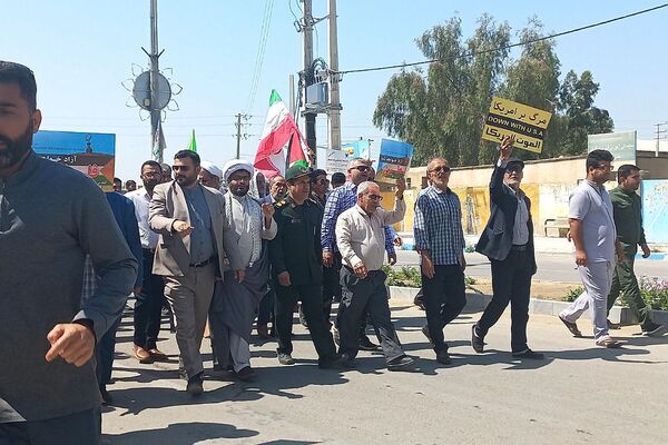 راهپیمایی روز قدس در سعدآباد