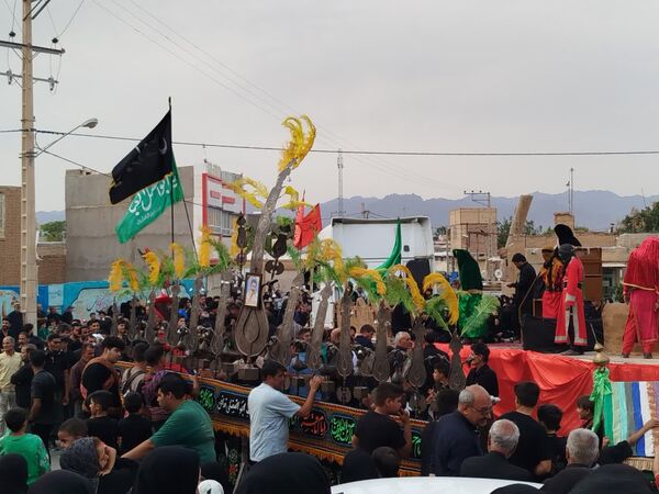 حرکت دسته بنی اسد در روستای فدافن