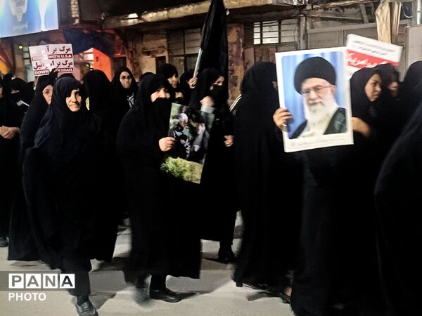 وفاداران جورقان در میدان؛ راهپیمایی باشکوه مردم در سوگ رهبر مجاهد