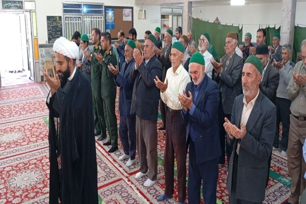 اقامه نماز جمعه همزمان با وفات حضرت معصومه (س) در مسجد جامع شهر بار نیشابور