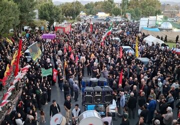 حماسه دلدادگی جاماندگان اربعین در ملایر