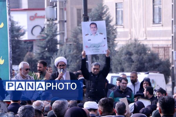 مراسم تشییع پیکر مطهر شهید والامقام شاهین دهقانی