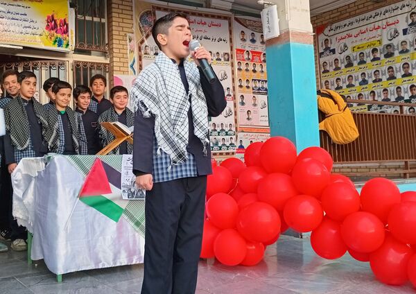 برپایی جشن طنین مقاومت در مدارس شهرستان قدس