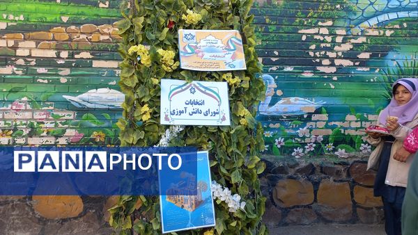 انتخابات شورای دانش آموزی در دبستان شاهد تحقیقی ناحیه ۶