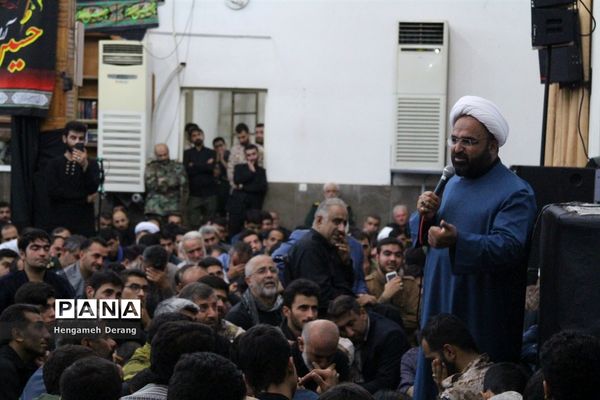 مراسم وداع با شهیدان مدافع حرم سید جلال حبیب‌الله‌پور و سید سجاد خلیلی