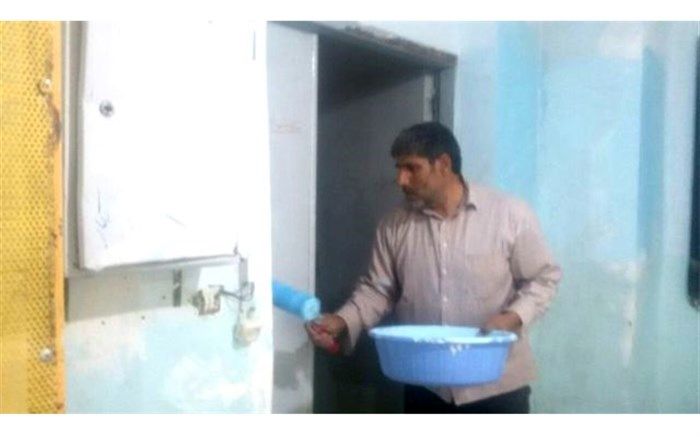 خانه تکانی خانوادگی معلم فداکار خواجه در استقبال از بهار دانش