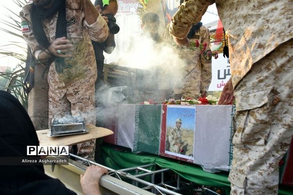 مراسم استقبال از شهید مدافع حرم سید جلال حبیب‌اله‌پور در بابلسر