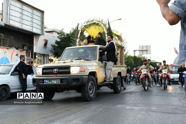 مراسم استقبال از شهید مدافع حرم سید جلال حبیب‌اله‌پور در بابلسر
