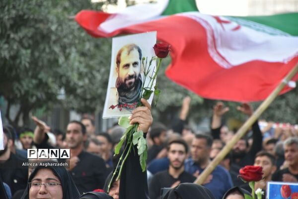 مراسم استقبال از شهید مدافع حرم سید جلال حبیب‌اله‌پور در بابلسر