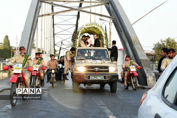 مراسم استقبال از شهید مدافع حرم سید جلال حبیب‌اله‌پور در بابلسر