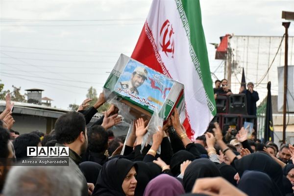 مراسم استقبال از شهید مدافع حرم سید جلال حبیب‌اله‌پور در بابلسر