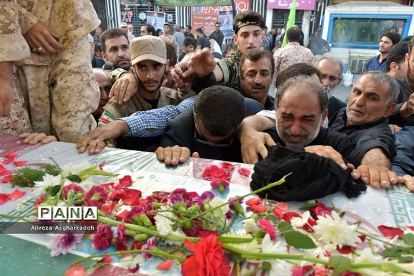 مراسم استقبال از شهید مدافع حرم سید جلال حبیب‌اله‌پور در بابلسر
