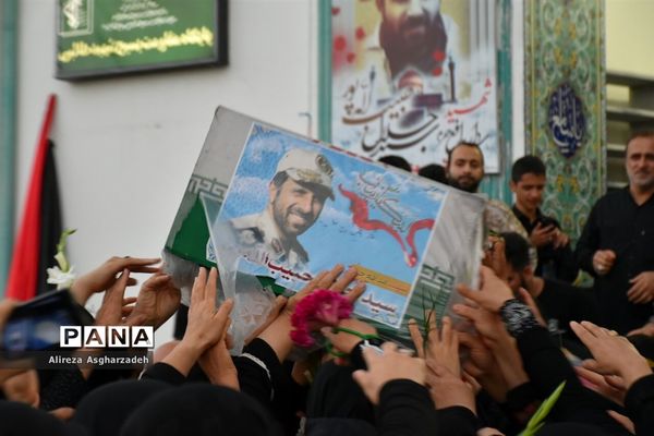 مراسم استقبال از شهید مدافع حرم سید جلال حبیب‌اله‌پور در بابلسر