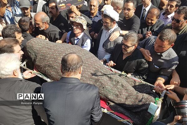 مراسم تشییع پیکر مرحوم «حسین عرفانی »