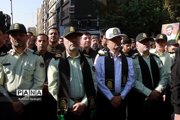 مراسم تشییع پیکرمطهر ۱۳۵شهید گمنام دفاع مقدس
