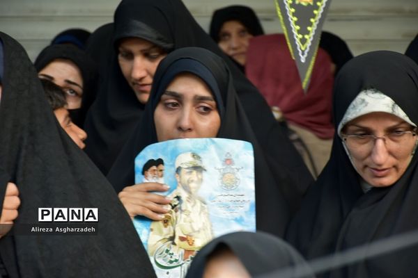 مراسم تشییع پیکر شهیدسید جلال حبیب‌اله‌پور