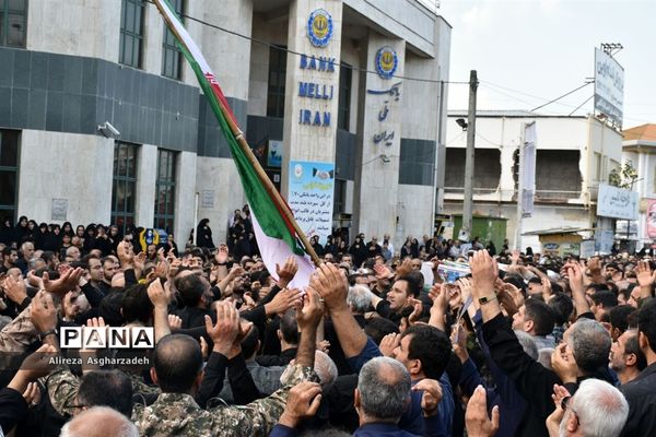 مراسم تشییع پیکر شهیدسید جلال حبیب‌اله‌پور