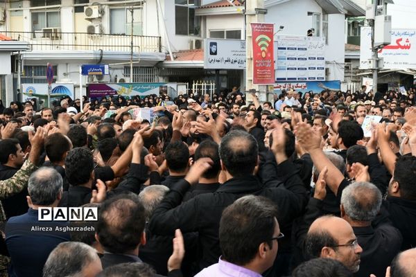 مراسم تشییع پیکر شهیدسید جلال حبیب‌اله‌پور