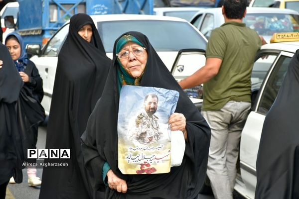 مراسم تشییع پیکر شهیدسید جلال حبیب‌اله‌پور