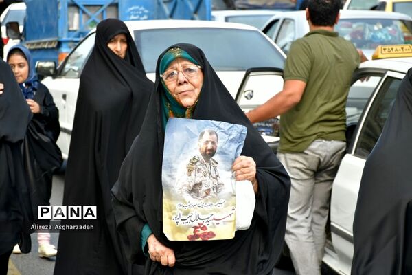 مراسم تشییع پیکر شهیدسید جلال حبیب‌اله‌پور