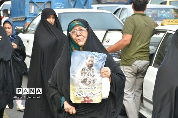 مراسم تشییع پیکر شهیدسید جلال حبیب‌اله‌پور