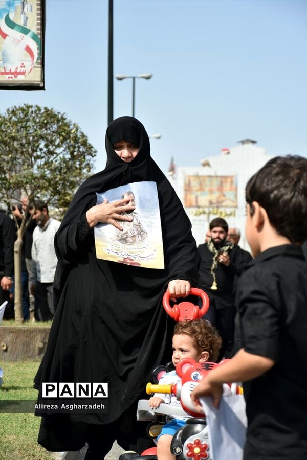 مراسم تشییع پیکر شهیدسید جلال حبیب‌اله‌پور