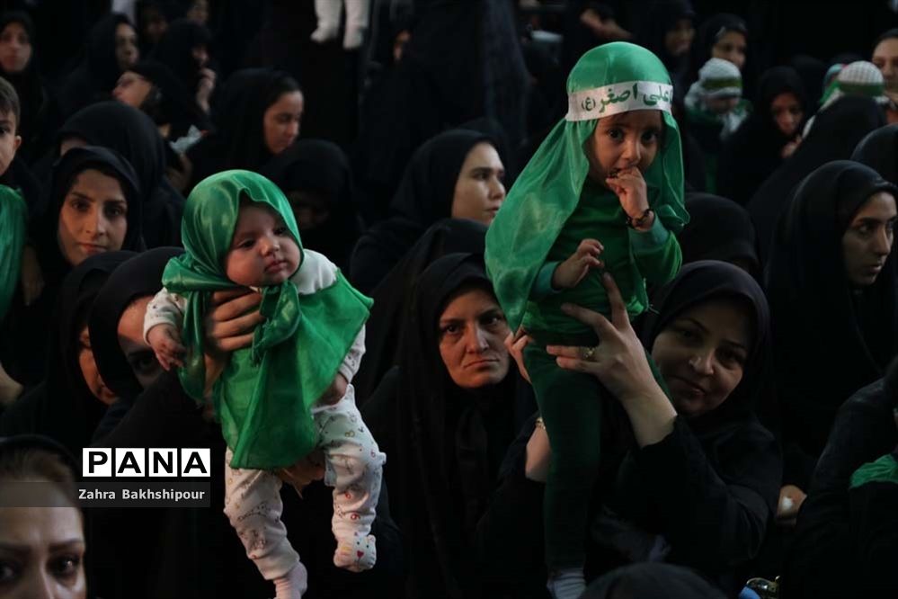 مراسم شیرخوارگان حسینی در مصلی اعظم امام خمینی (ره) تبریز