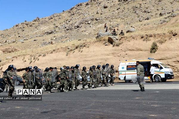 رزمایش اقتدار عاشورایی بسیج شهرستان تویسرکان