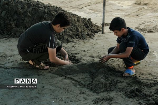 جشنواره مجسمه‌های شنی در  سرخرود