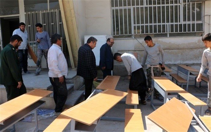 بازدید مدیر آموزش و پرورش ناحیه یک شهرری از اردوی جهادی دانش آموزی