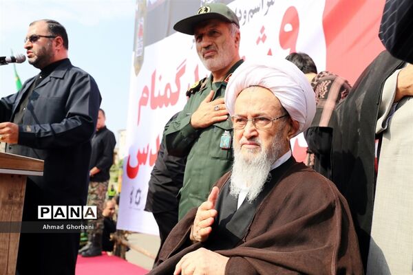 تشییع شهدای گمنام در ساری