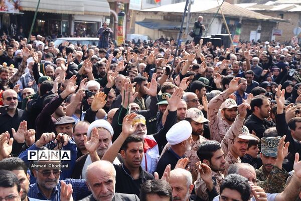 تشییع شهدای گمنام در ساری