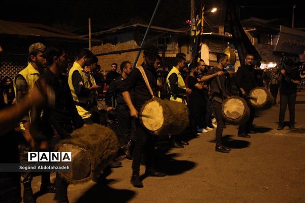 عزاداری شب هفتم ماه محرم در امام‌زاده یحیی ساری