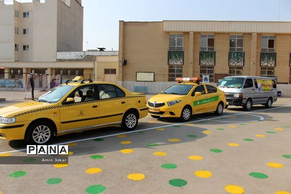 مانور سرویس مدارس شهر شیراز به مناسبت آغاز سال تحصیلی