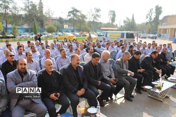 مانور سرویس مدارس شهر شیراز به مناسبت آغاز سال تحصیلی