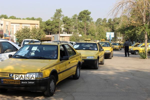 مانور سرویس مدارس شهر شیراز به مناسبت آغاز سال تحصیلی