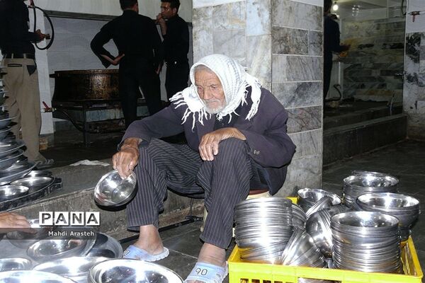 پخت بزباش غذای نذری شهرستان خوسف خراسان جنوبی