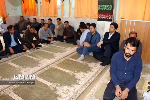 مراسم عزاداری محرم در اداره کل آموزش و پرورش استان  بوشهر