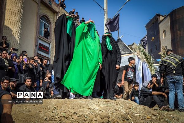 آیین « خیمه سوزان » عاشورای حسینی در ارومیه